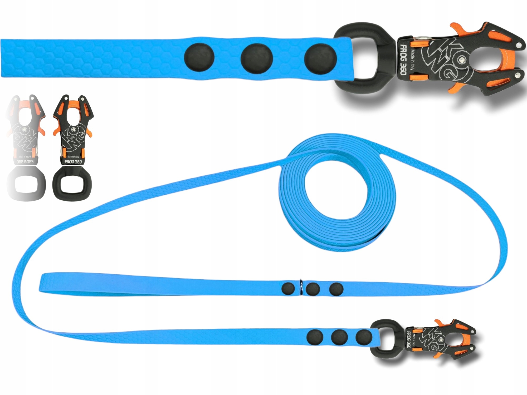 Levně Vodítko Voděodolné Biothane Silné Pro Obřího Psa Frog 3M 25MM