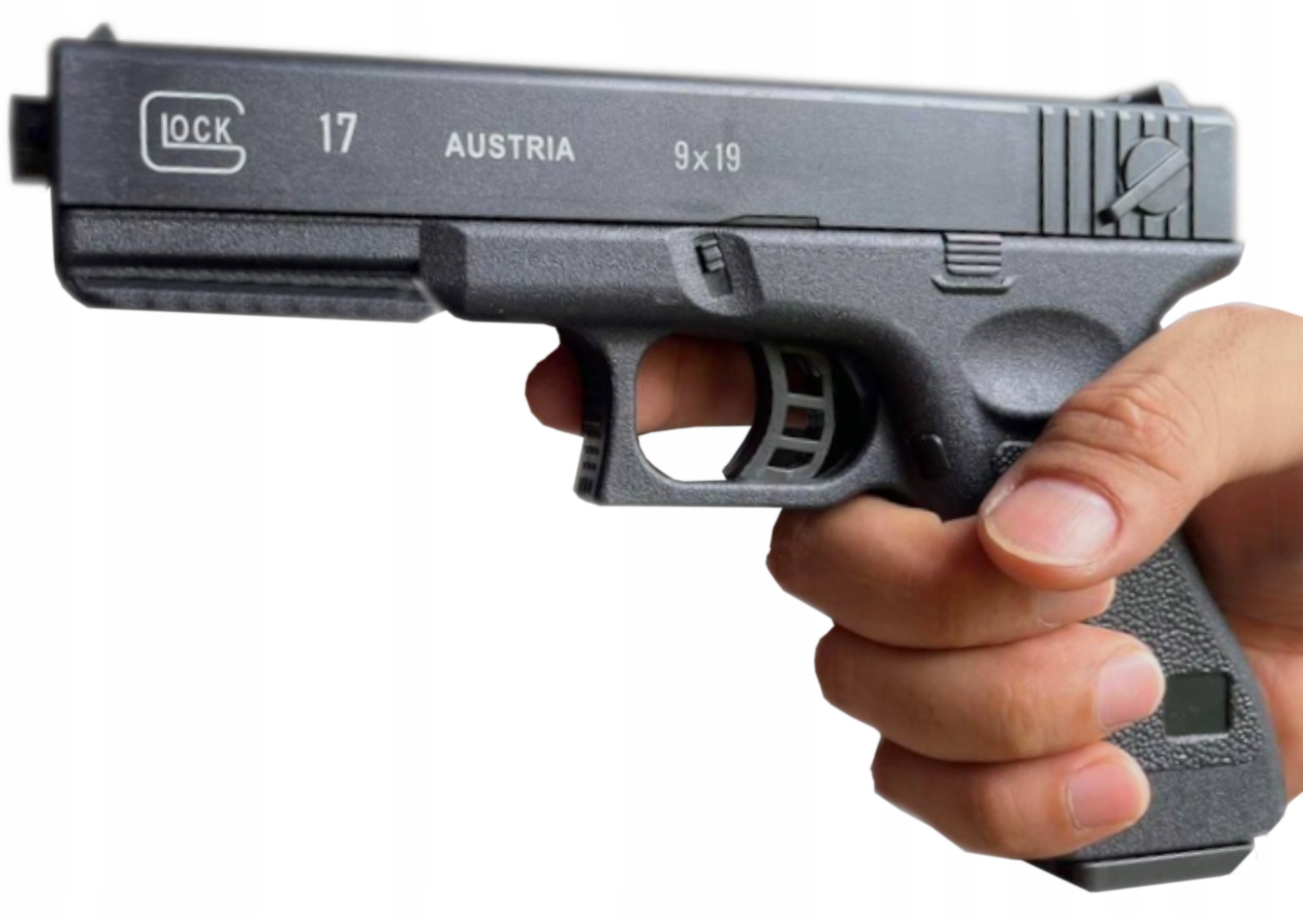 GLOCK 17 1:1 REPLIKA ASG PISTOLET NA KULKI +GRANAT Rodzaj pistolety