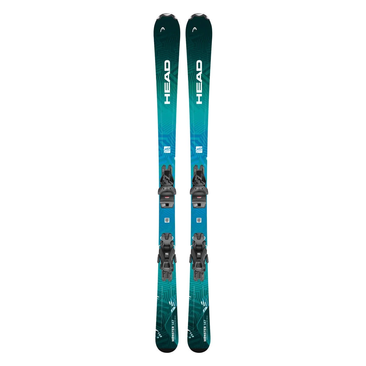Narty Head Monster Easy Junior wiązania Jrs 7.5 Gw 2025 127 cm