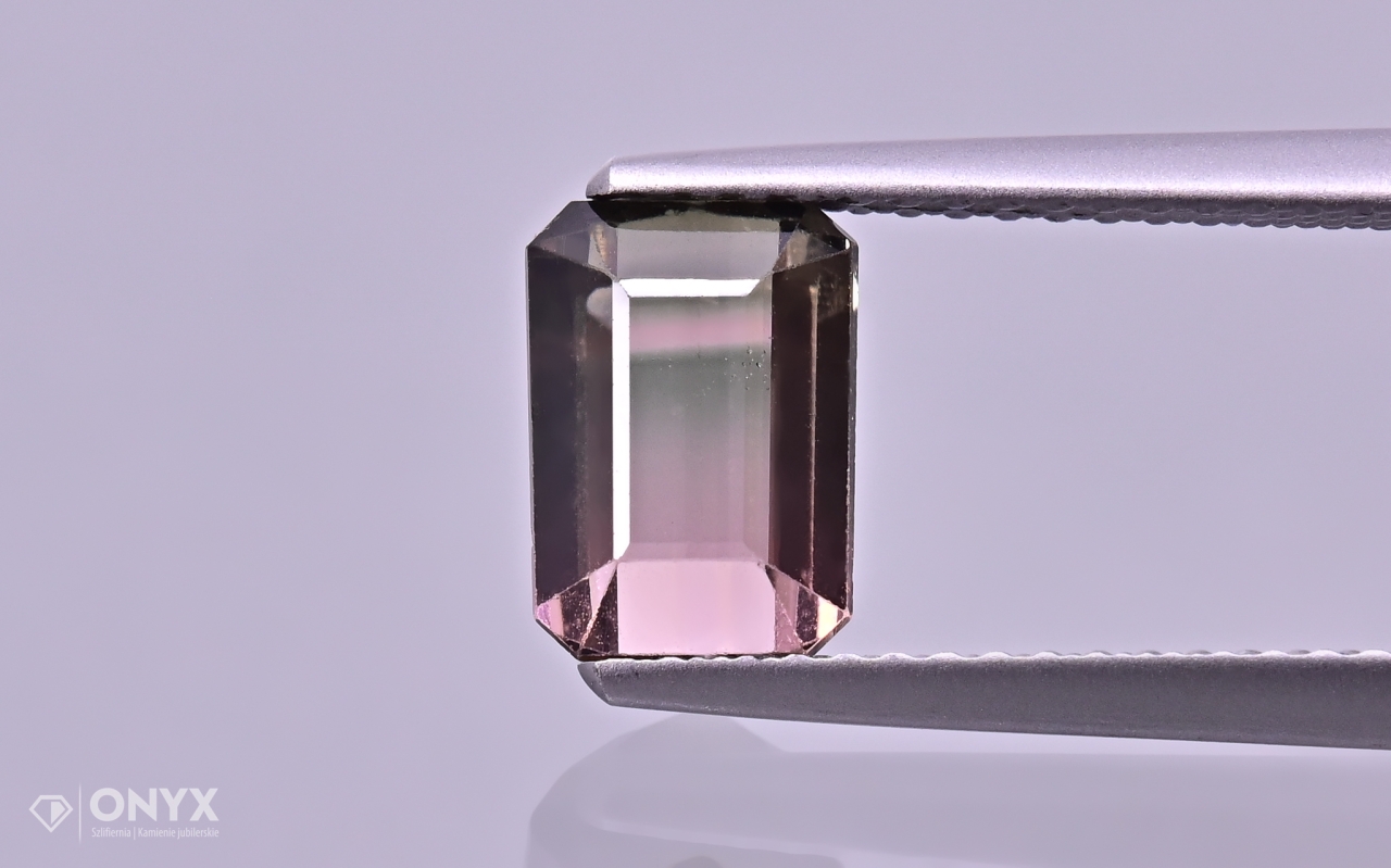 Turmalín Melounový fazetovaný oktagon 8x5,5 mm