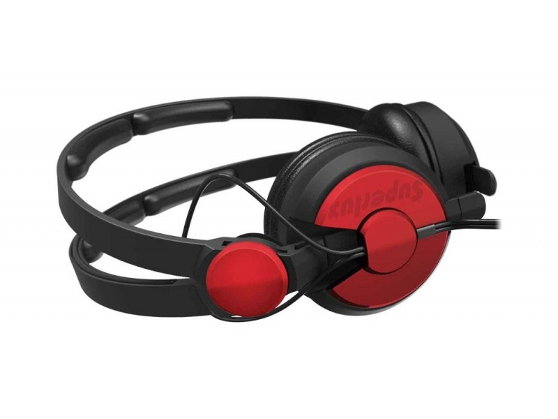 

SuperLux HD562 Red, zamknięte słuchawki nauszne