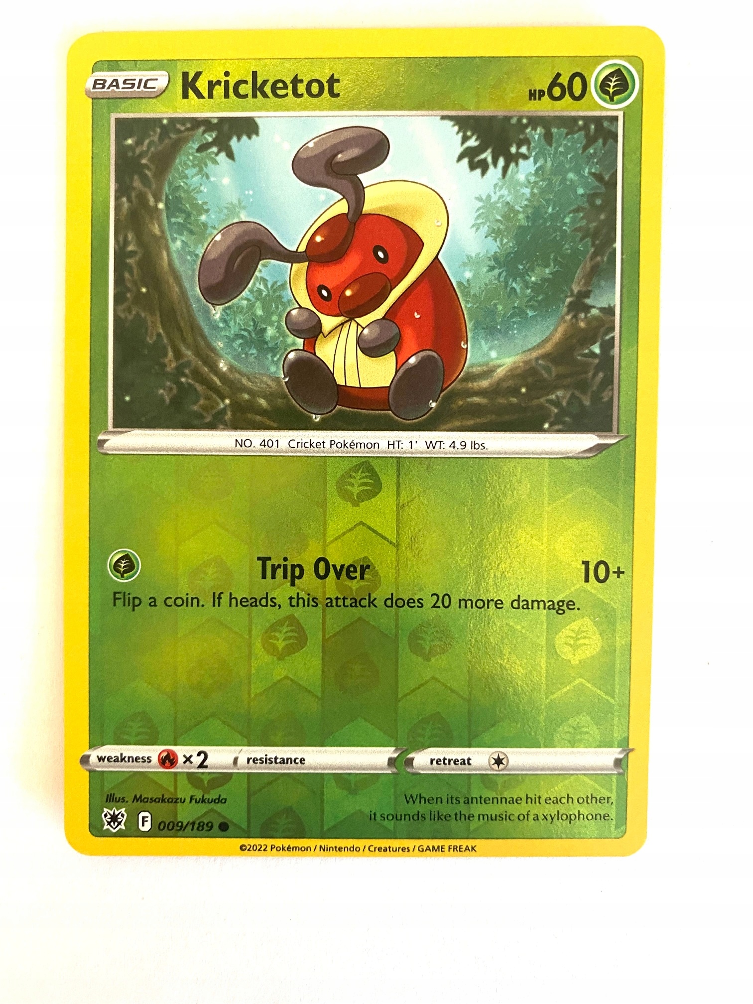 Astral Radiance Kricketot reverse 9/189