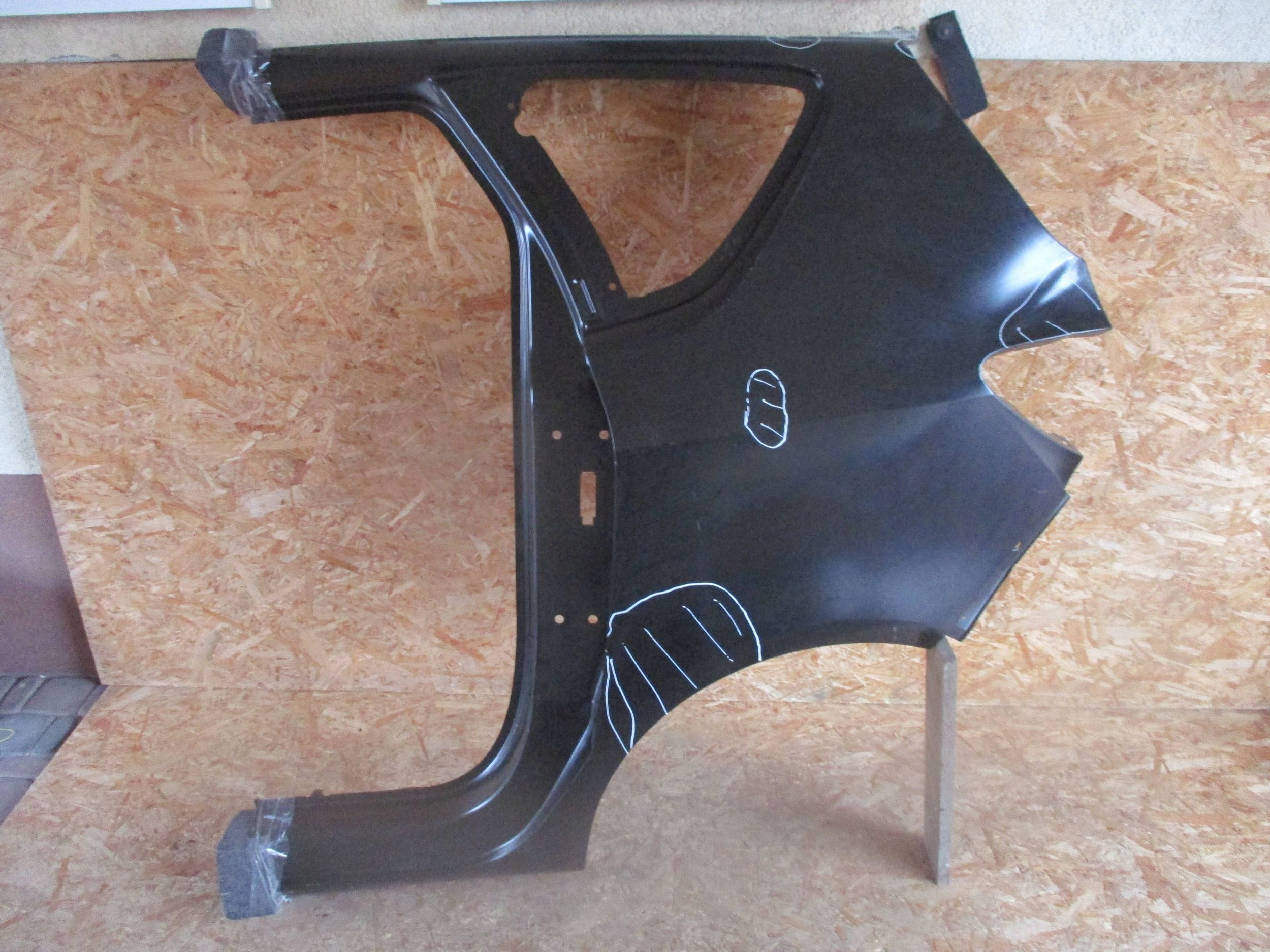 fender rear part rear left OPEL MERIVA B