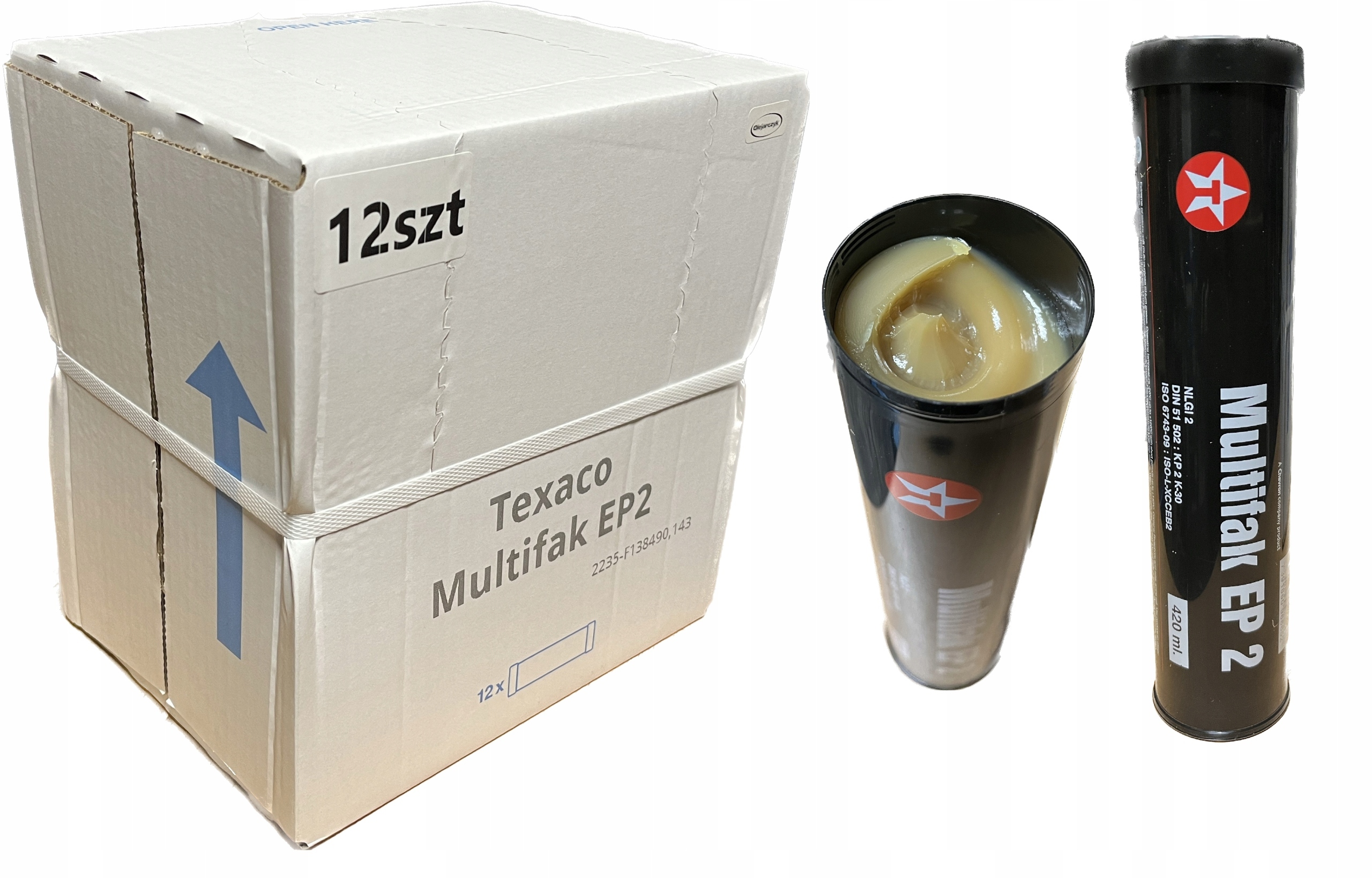 Texaco Multifak EP-2 smar wielofunkcyjny 12szt