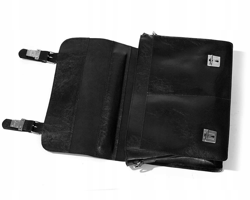 MĘSKA SKÓRZANA TORBA NA RAMIĘ SOLOME LAGO 03 Model LAGO 03