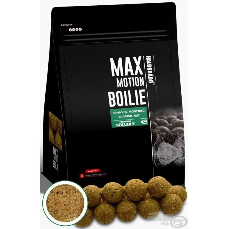 Kulki Proteinowe Haldorado Maxmotion 24mm Hiszpański Orzech Karp Boilies