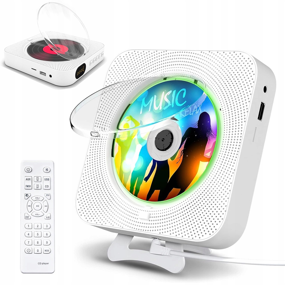 Bluetooth CD Přehrávač, Přenosný Stereo Reproduktor