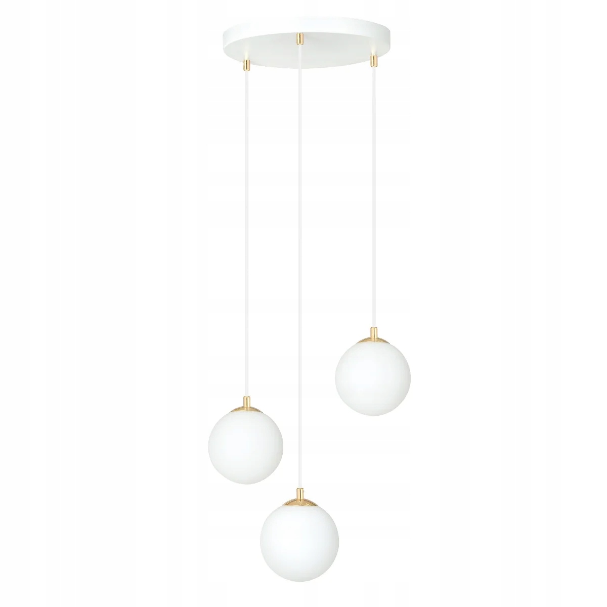 Závesná lampa Emibig 3xE14 10W Royal 3 biela