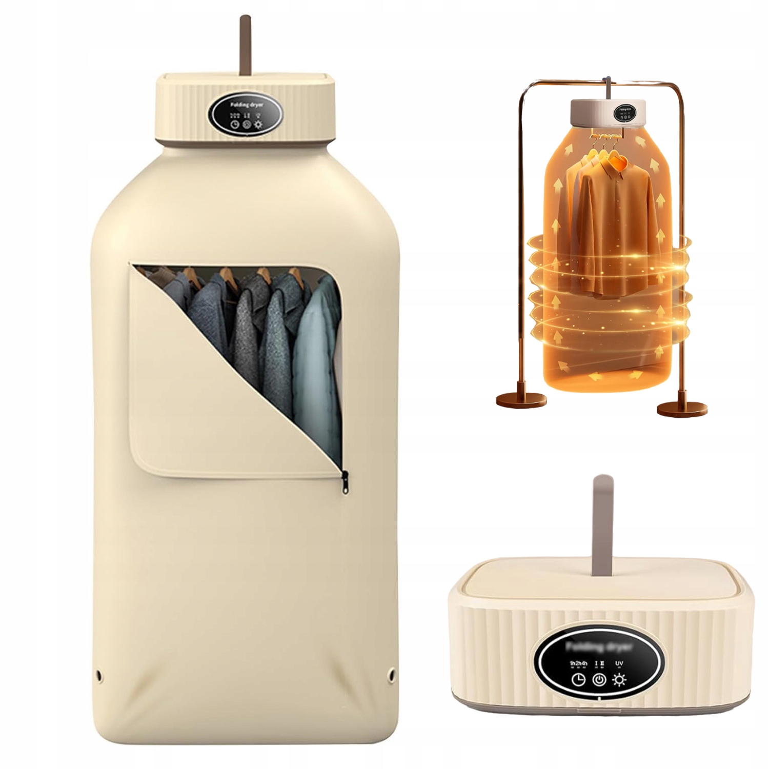 Levně Skládací Sušák Na Prádlo Mini Elektrická Sušák S Tepelným Čerpadlem 600 W