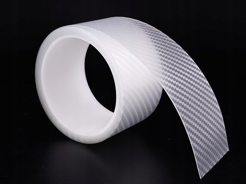 Taśma Folia Carbon Transparentna Gruba Ochronna Na Progi Słupki Zderzak