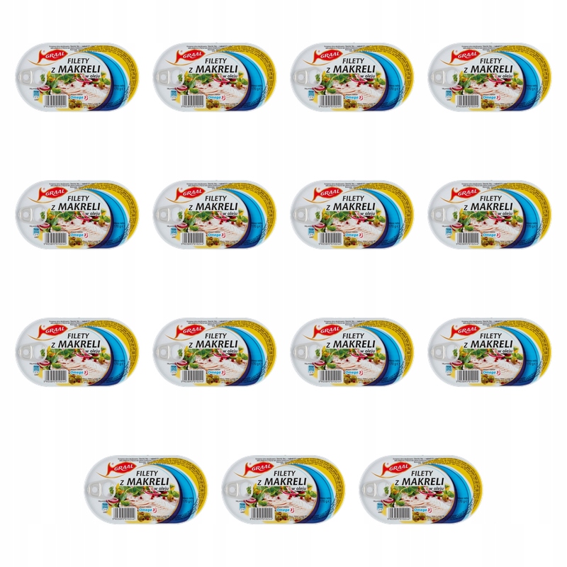 graal filé z makrely v oleji 170 g X15