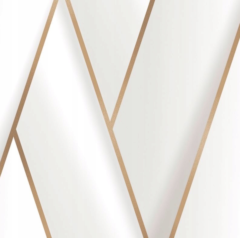

Nowoczesna Tapeta Geometryczna 3D Złote Linie