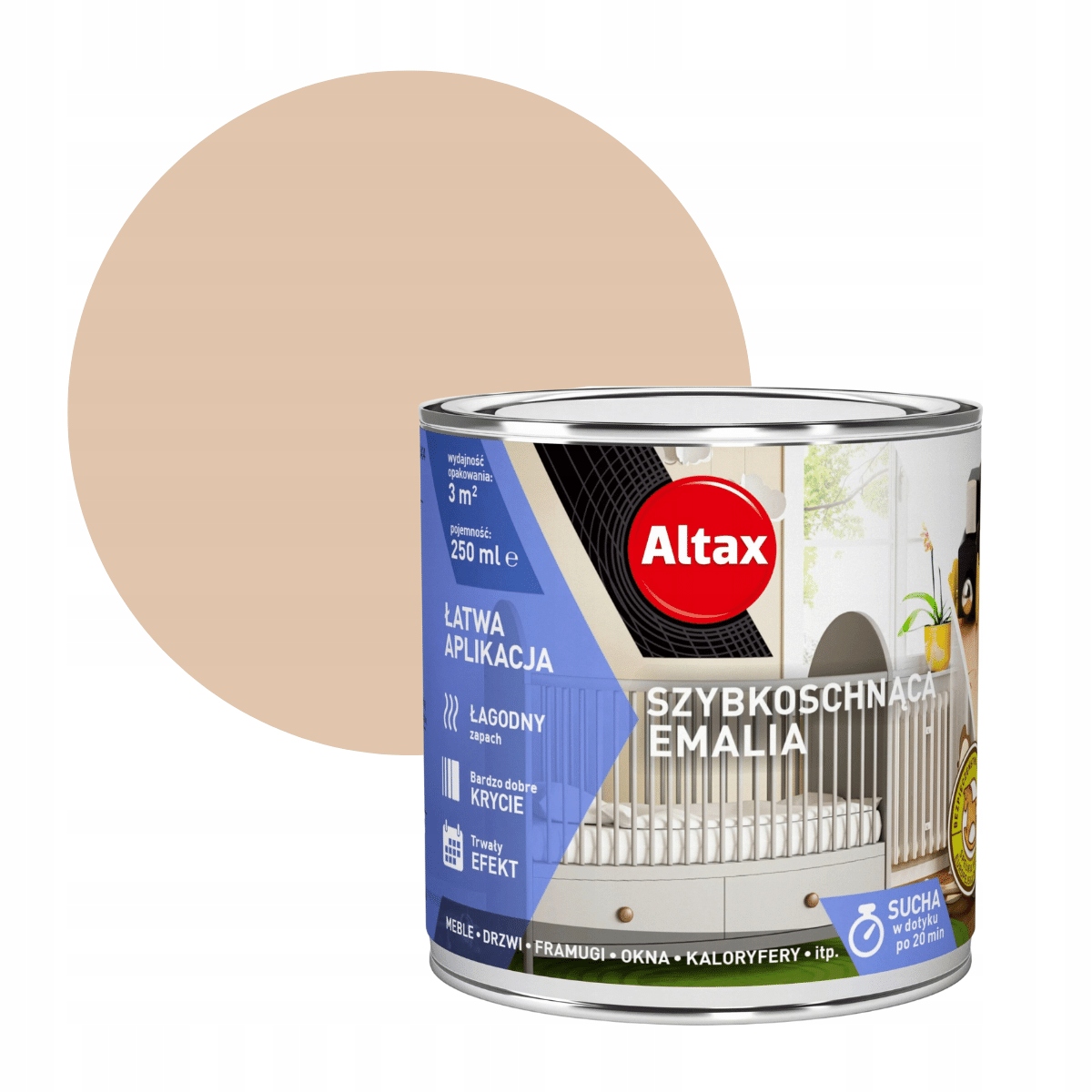 

Altax Emalia Szybkoschnąca 0,25L Akacja Jasna