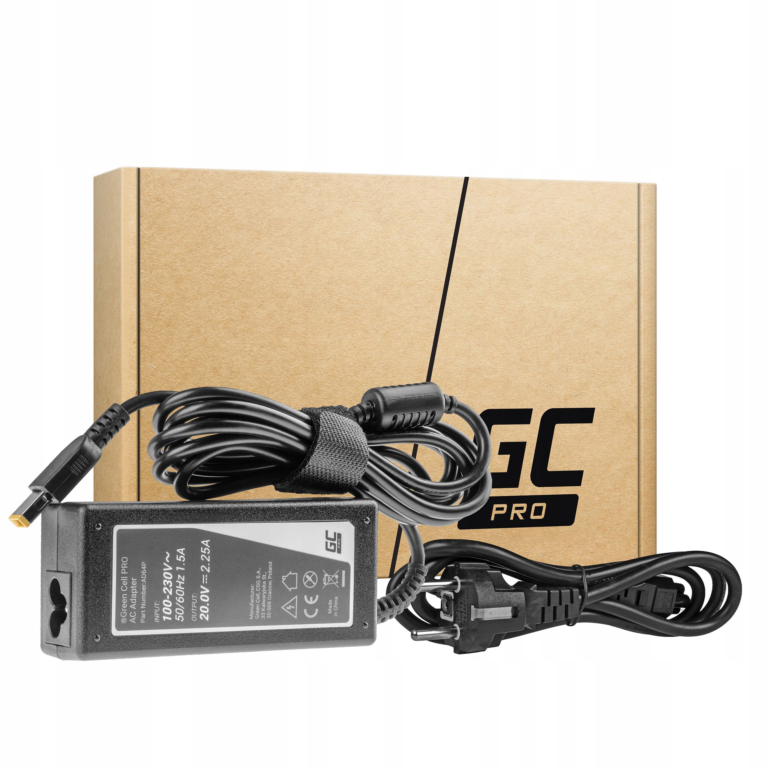 

Ładowarka do Lenovo 20V 2.25A 45W Slim Tip