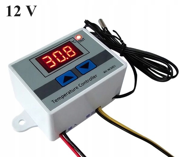 TERMOSTAT ELEKTRONICZNY REGULATOR TEMPERATURY 12V