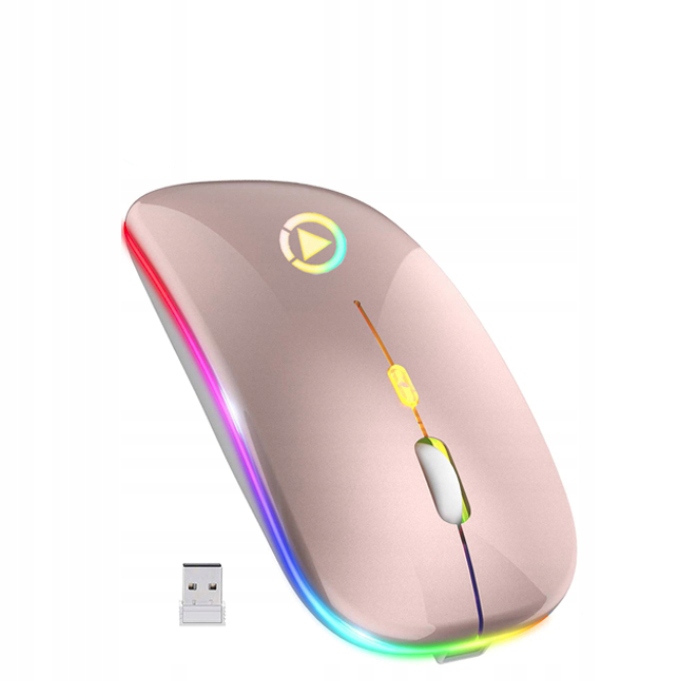 

Cicha Mysz Bezprzewodowa Do Laptopa Podświetlana