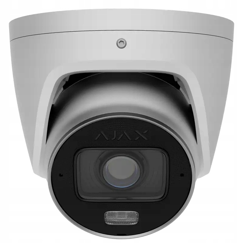 Ajax Systems TurretCam Hlvf 8MP Ai Ip kamera PoE motozoom biela