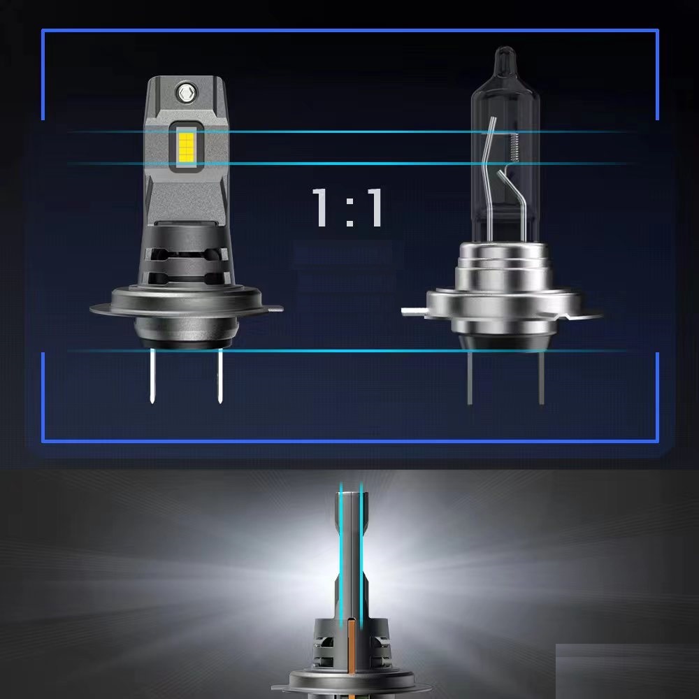 ŻARÓWKI LED i7s H7 CSP LIGHT PRO HOMOLOGACJA E11 RETRIFY CANBUS READY Model Autoled24 Retrify i7s H7 CSP 7035 LED PRO E11