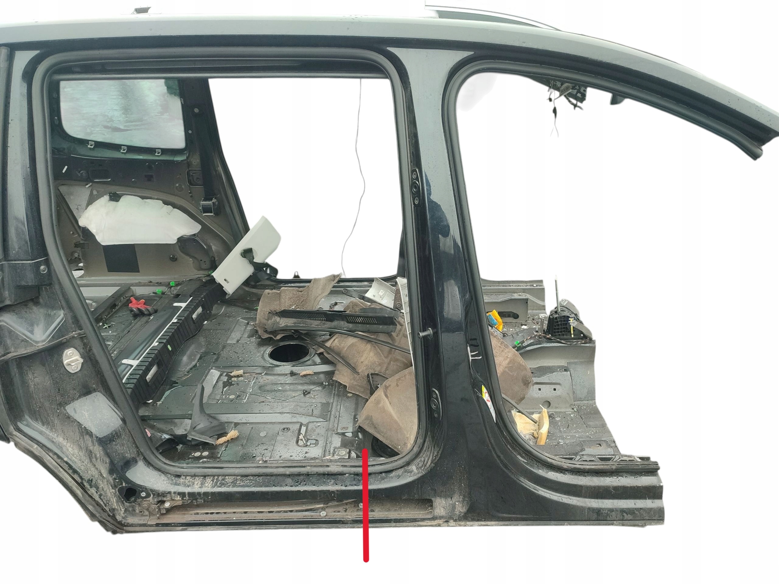 threshold right pillar central B VW SHARAN II 7N LAK: LC9X (10-15)
