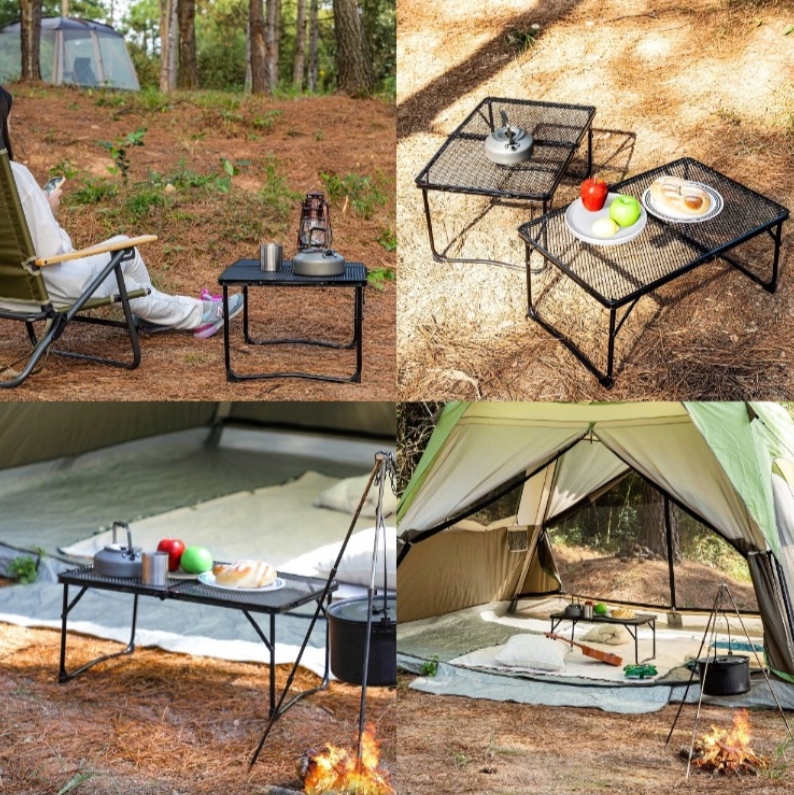 STOLIK SKŁADANY TURYSTYCZNY KEMPINGOWY STOLIK OGRODOWY BIWAKOWY ALUMINIOWY Waga produktu z opakowaniem jednostkowym 1 kg