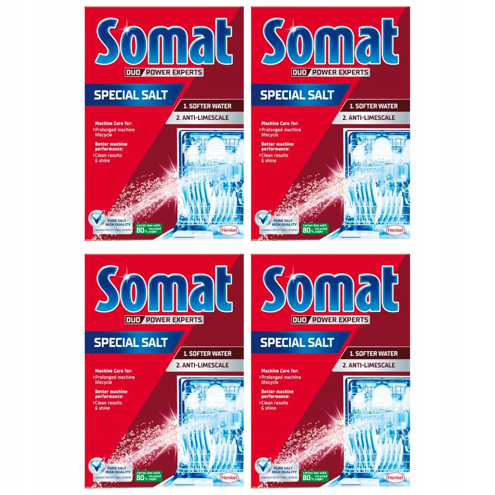 

Somat Sól do zmywarki gruboziarnista 6kg (4x1,5kg)