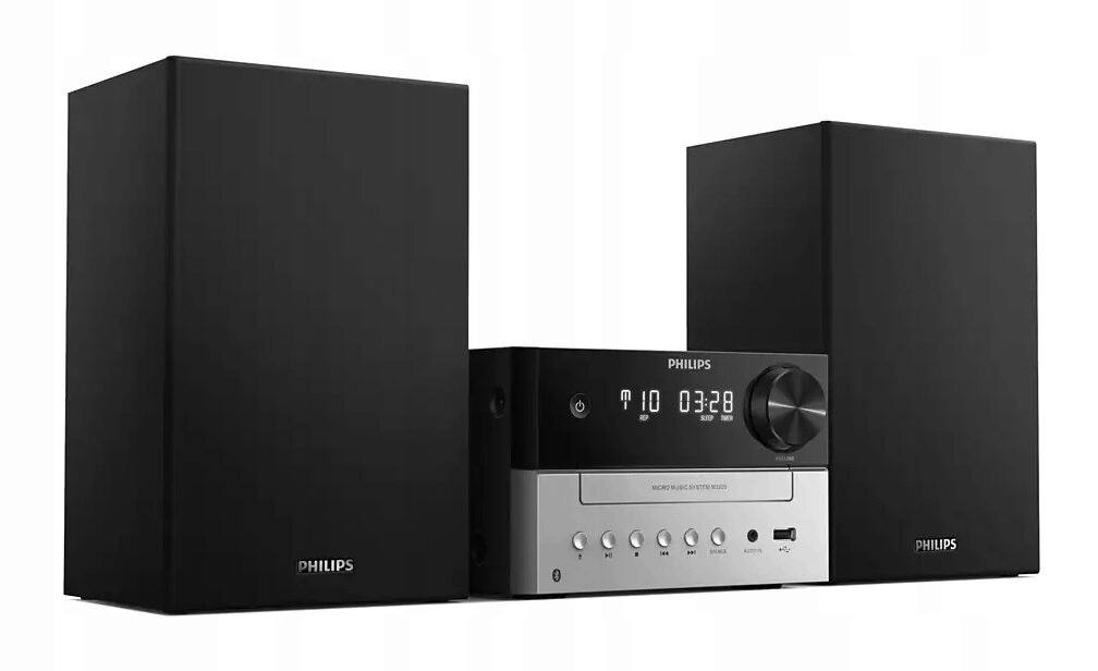 Wieża PHILIPS TAM3205/12 CD AUX USB FM Czarny