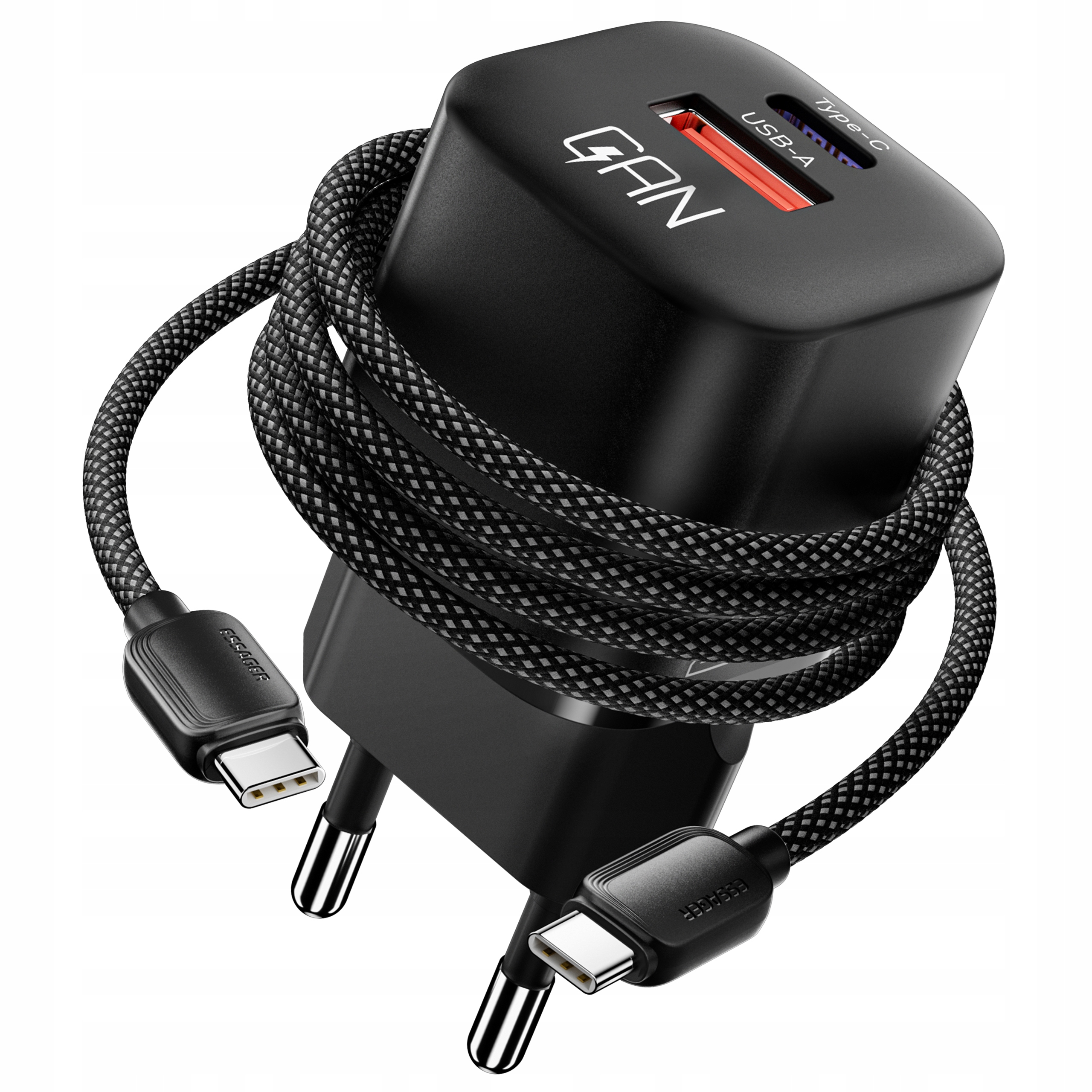 Ładowarka Sieciowa Szybka Usb 20W Kabel Usb C 100W 1M Szybkie Ładowanie