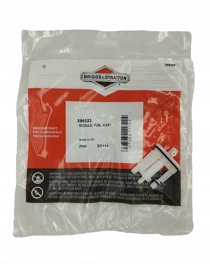 

Dysza gaźnika kosiarki Briggs Stratton 450E 596523