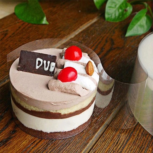 Folia rantowa cukiernicza 10cm RANT DO TORTU TAŚMA OWIJKA DEKORACJE 10m Waga 200 g