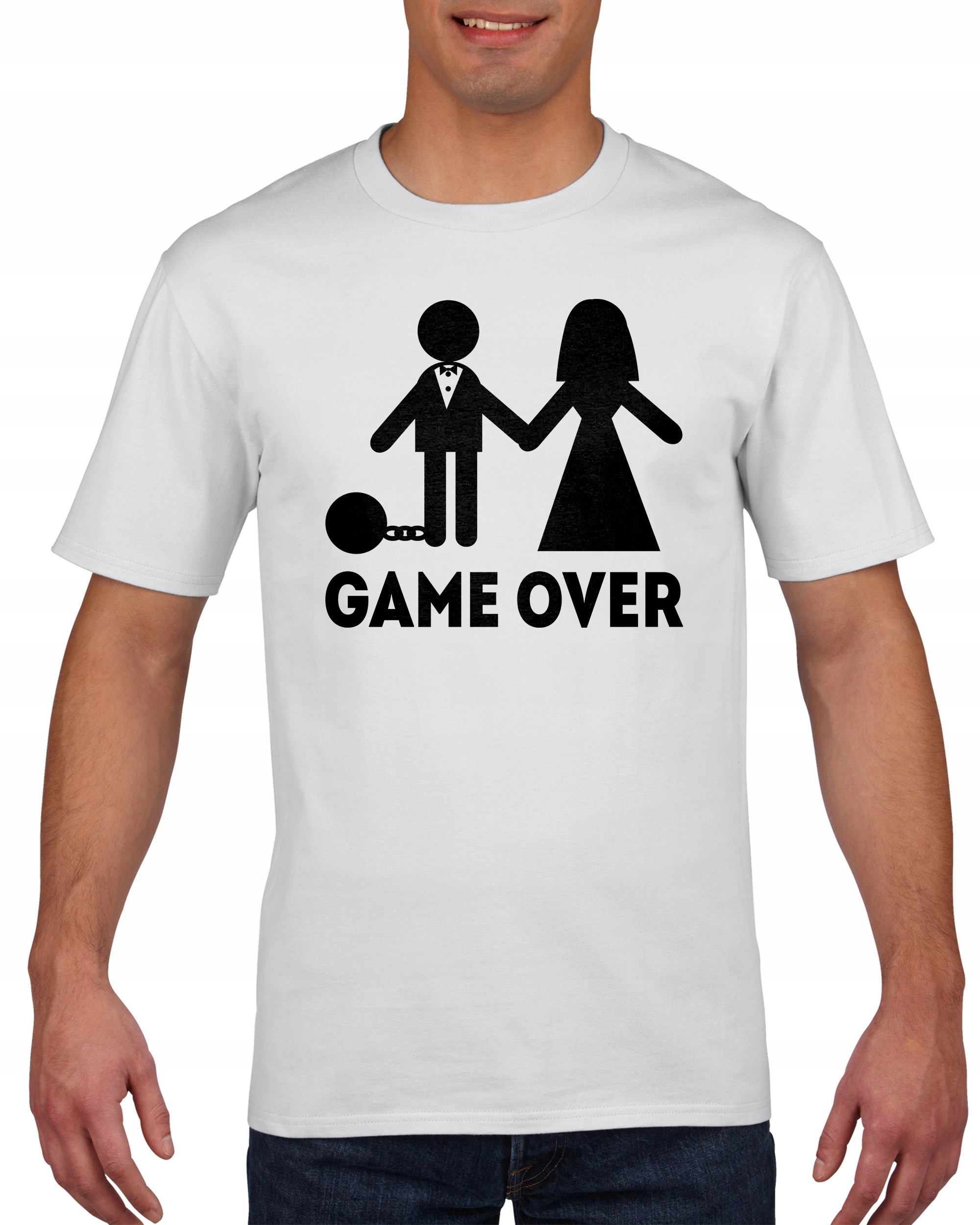 

Koszulka meska Wieczor Kawalerski Game Over M