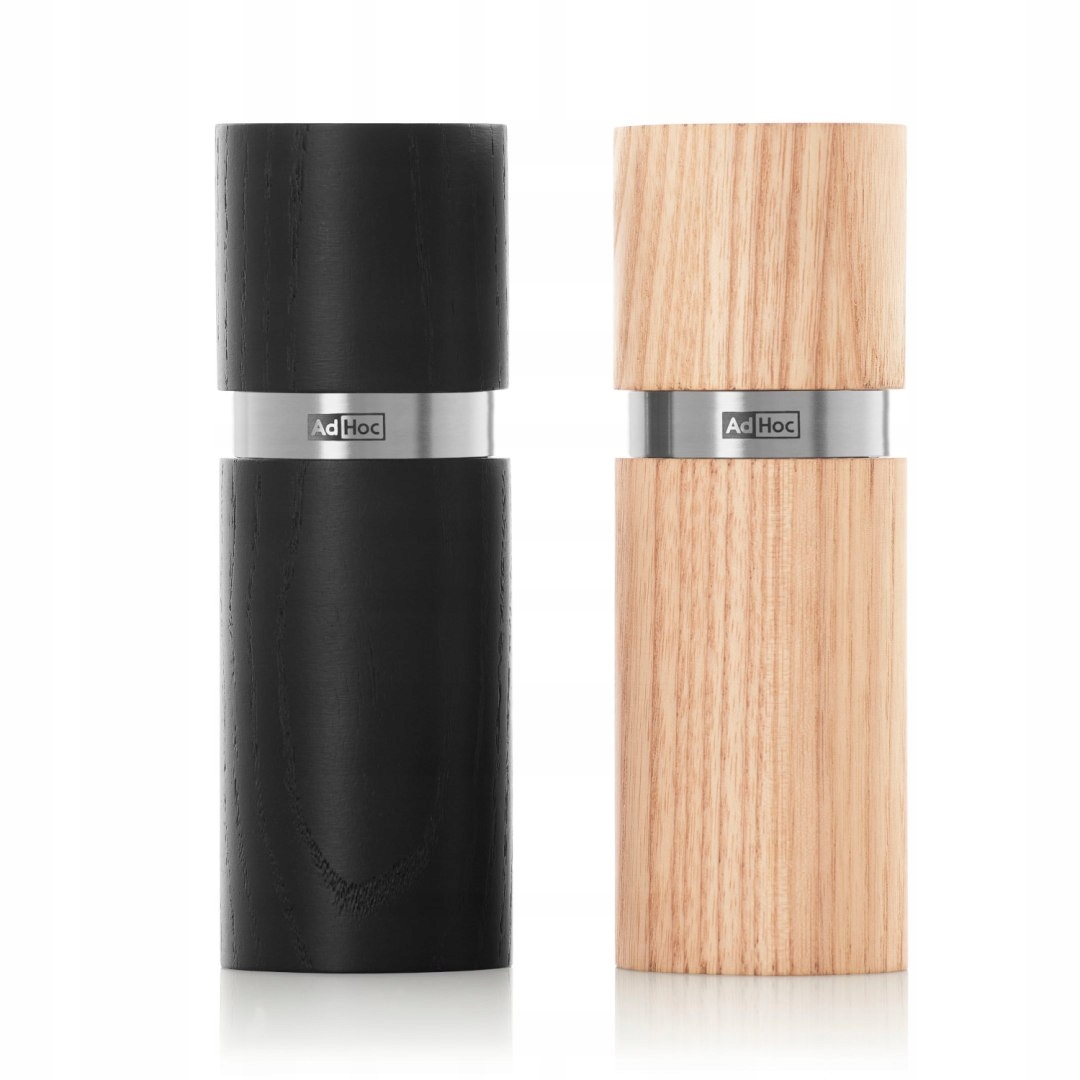 Súprava jaseňových mlynčekov na korenie a soľ