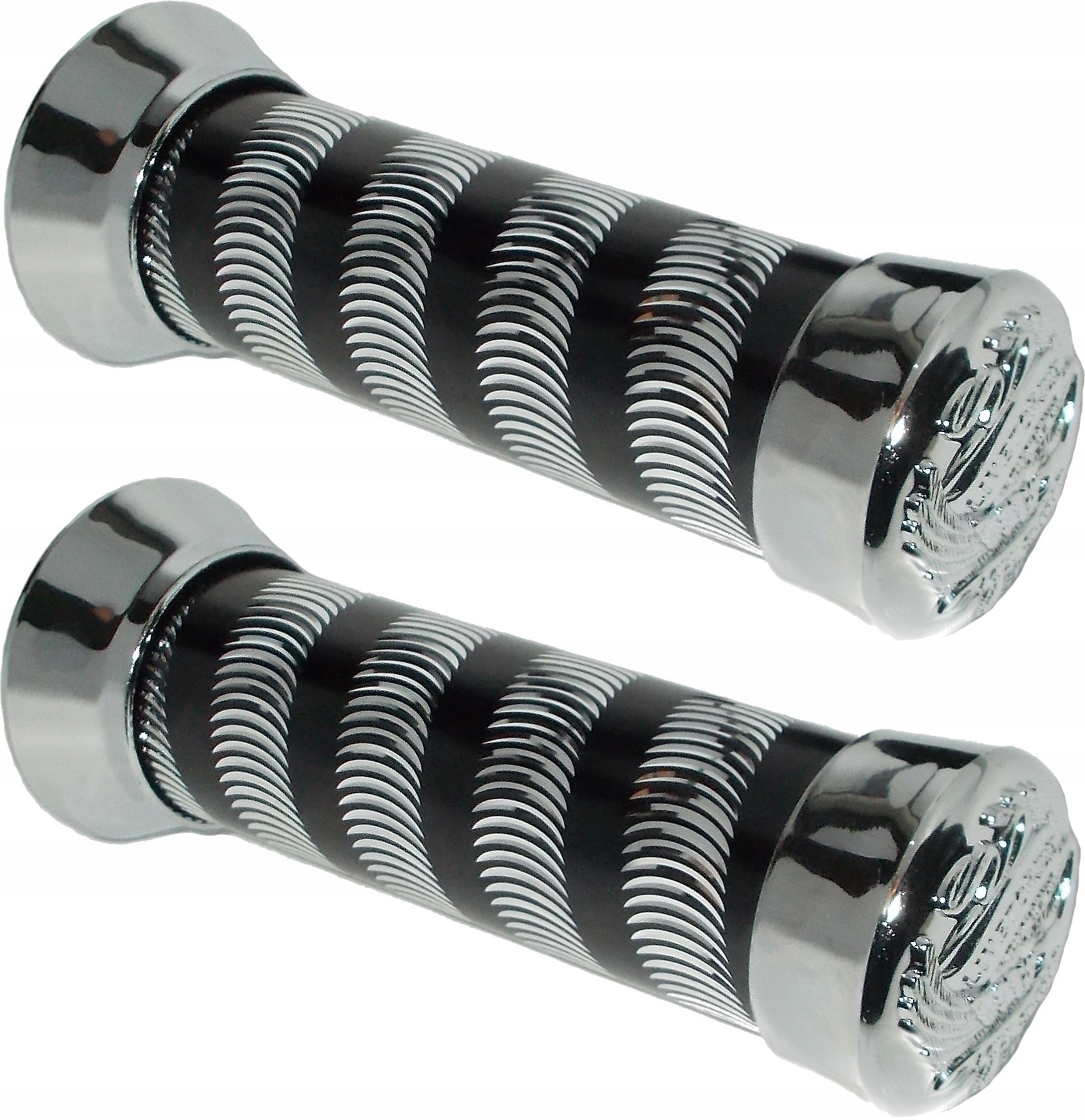 7301278 - Рифленые переключатели для чоппера хром Орел