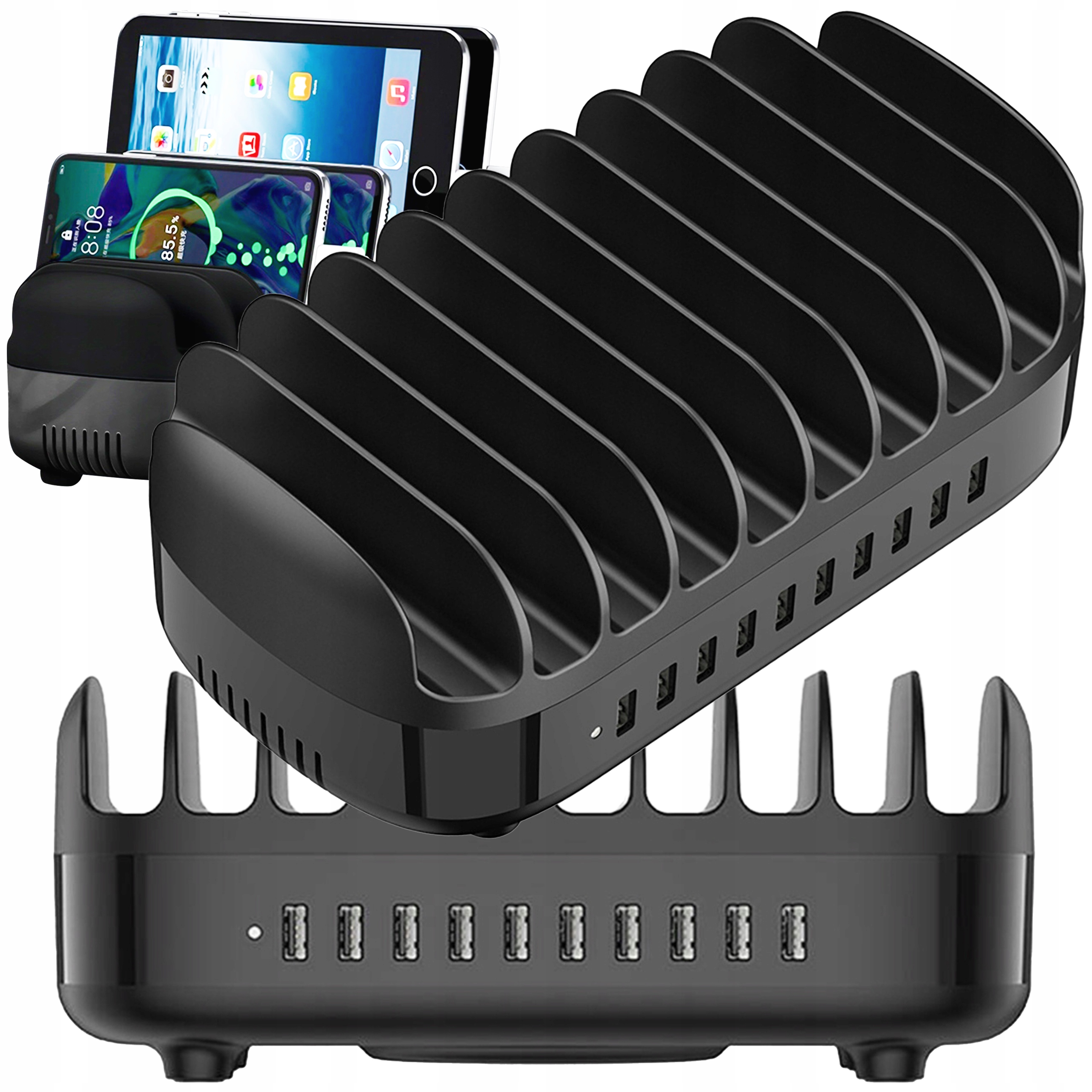 Nabíjacia Stanica Pre Telefóny A Tablety Orico 10 X Usb-a 2.4A 120W Ventilátor