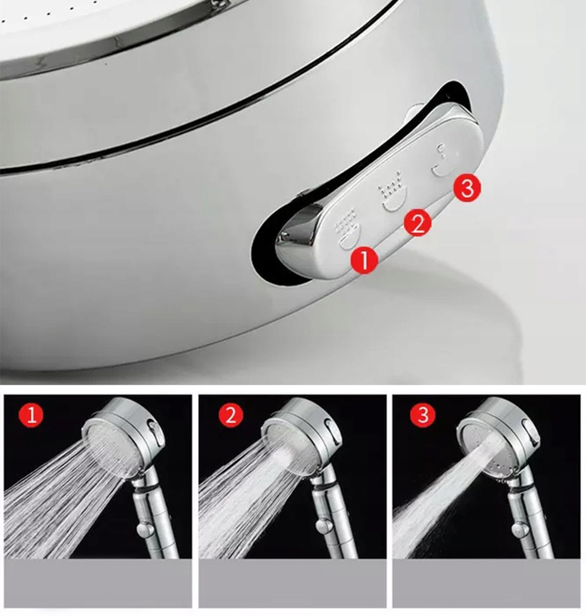 SŁUCHAWKA PRYSZNICOWA FILTR NATRYSK PRYSZNIC ECO OSZCZĘDNA STOP CHROM AG788 Marka Aptel