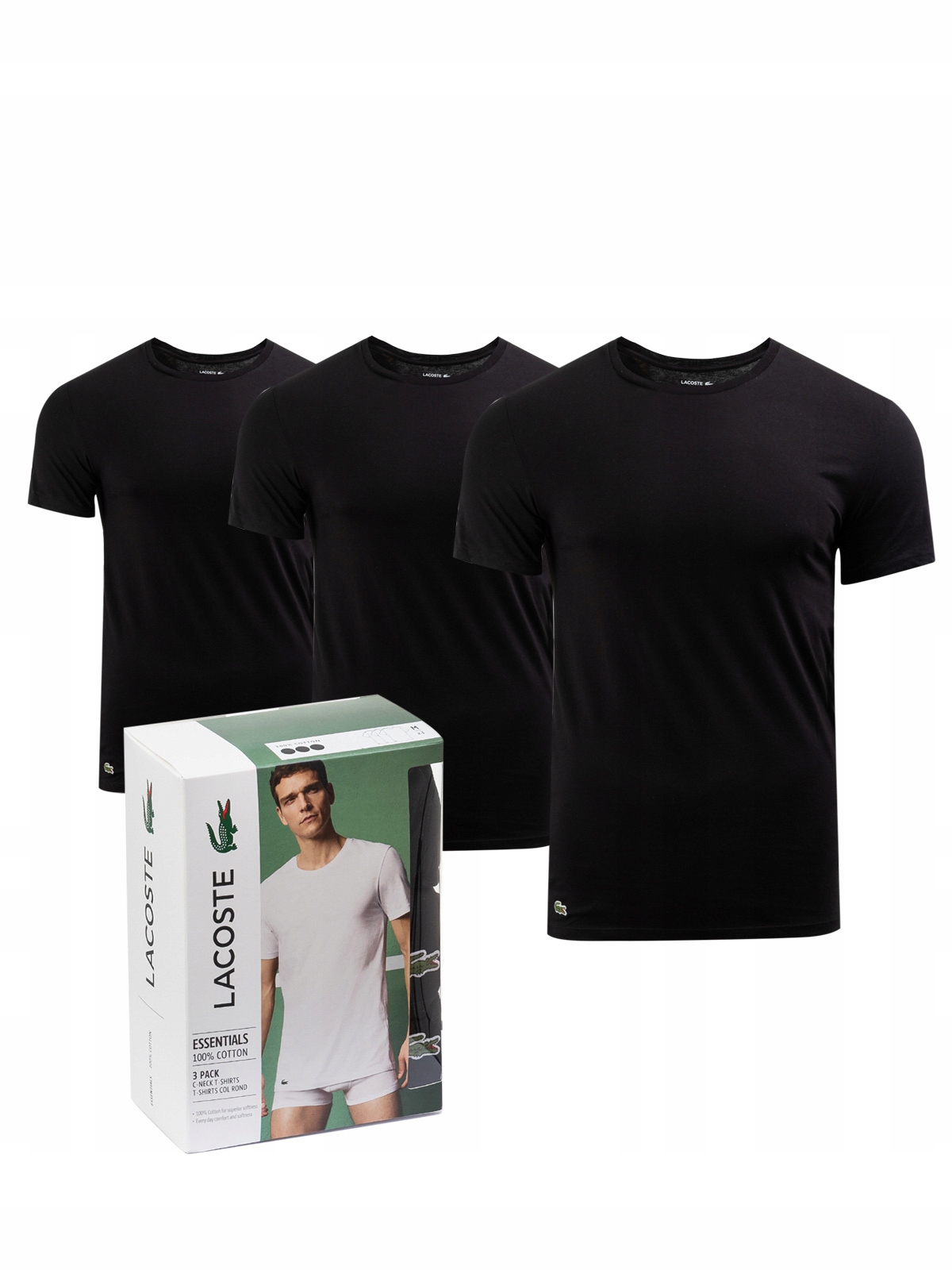 

Koszulki męskie Lacoste 3pack TH3321-031- XL