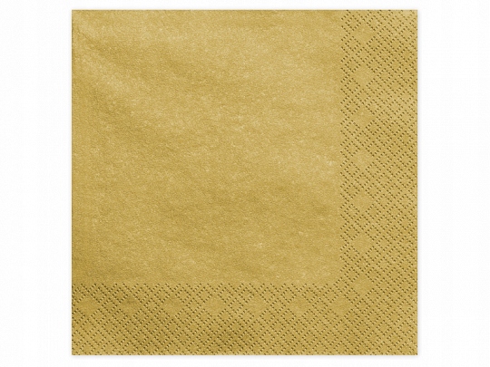 

Serwetki Złote 33X33 Dekoracja Na Stół Przyjęcie