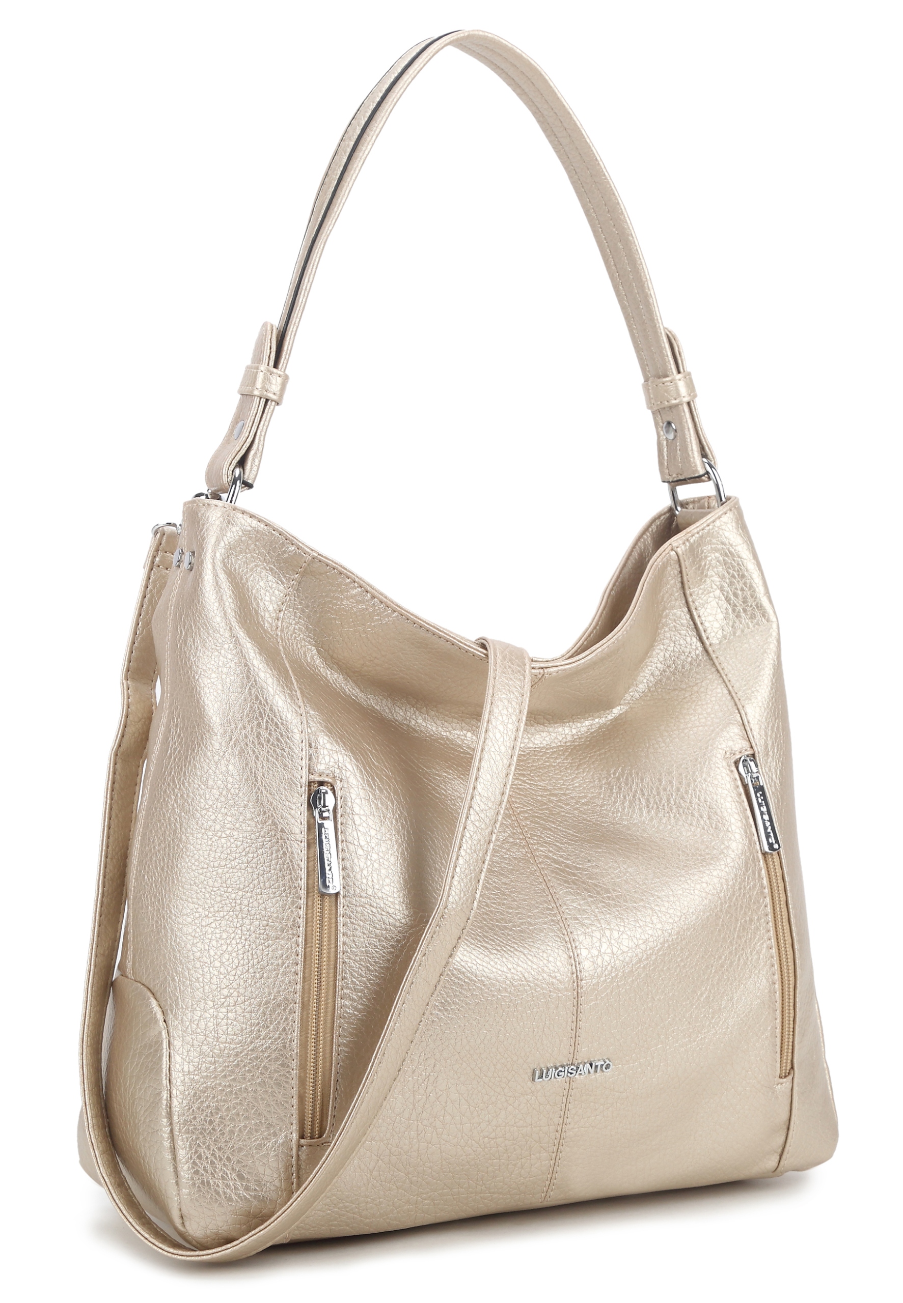 

Torebka Damska Shopperka Luigisanto Złota Eko