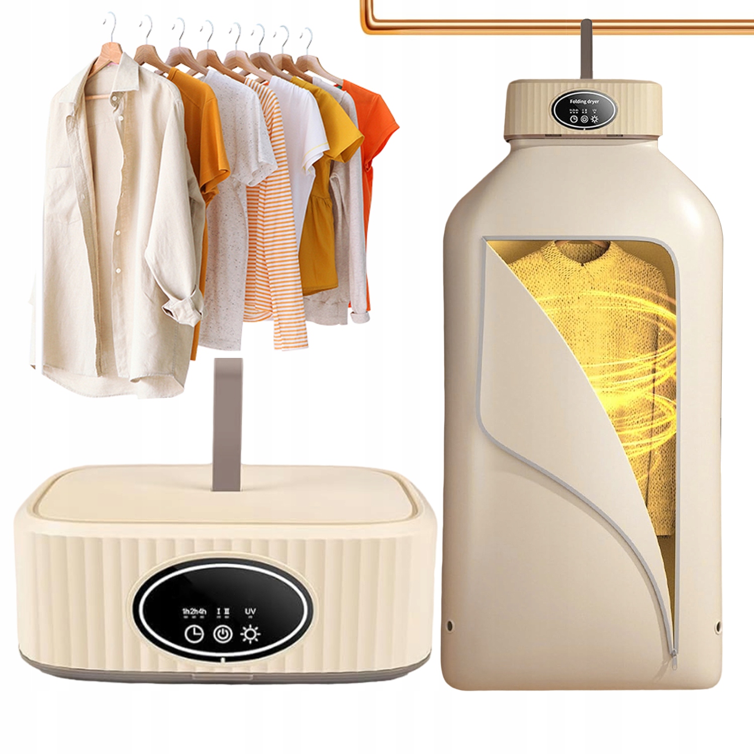 Levně Skládací Sušák Na Prádlo Uv 360° 2 Úrovně