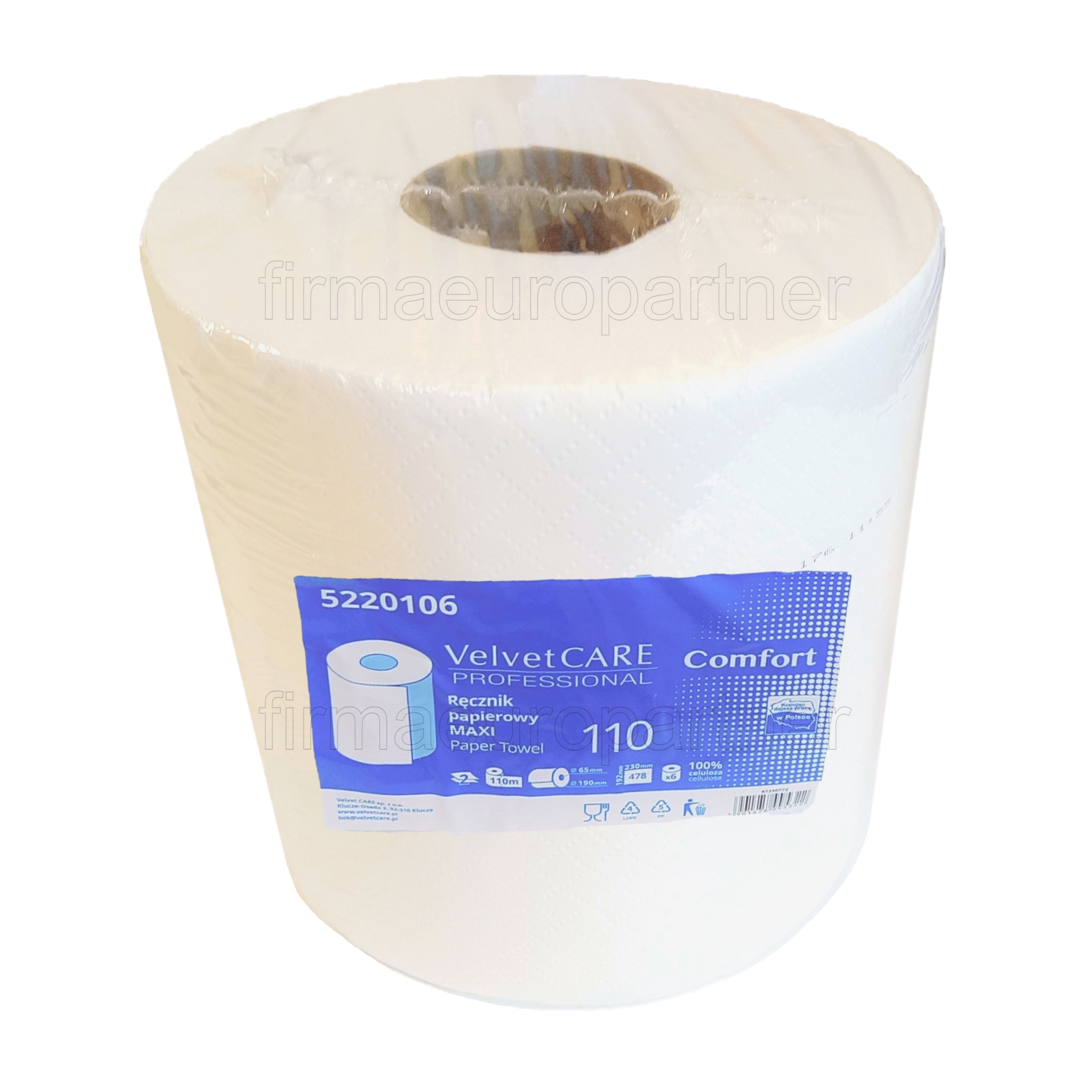 

Ręczniki Papierowe Velvet Maxi 1x110m|2w|celuloza*