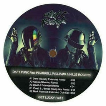 DAFT PUNK Get Lucky Part 3 PICTURE DISC Vinyl Lp