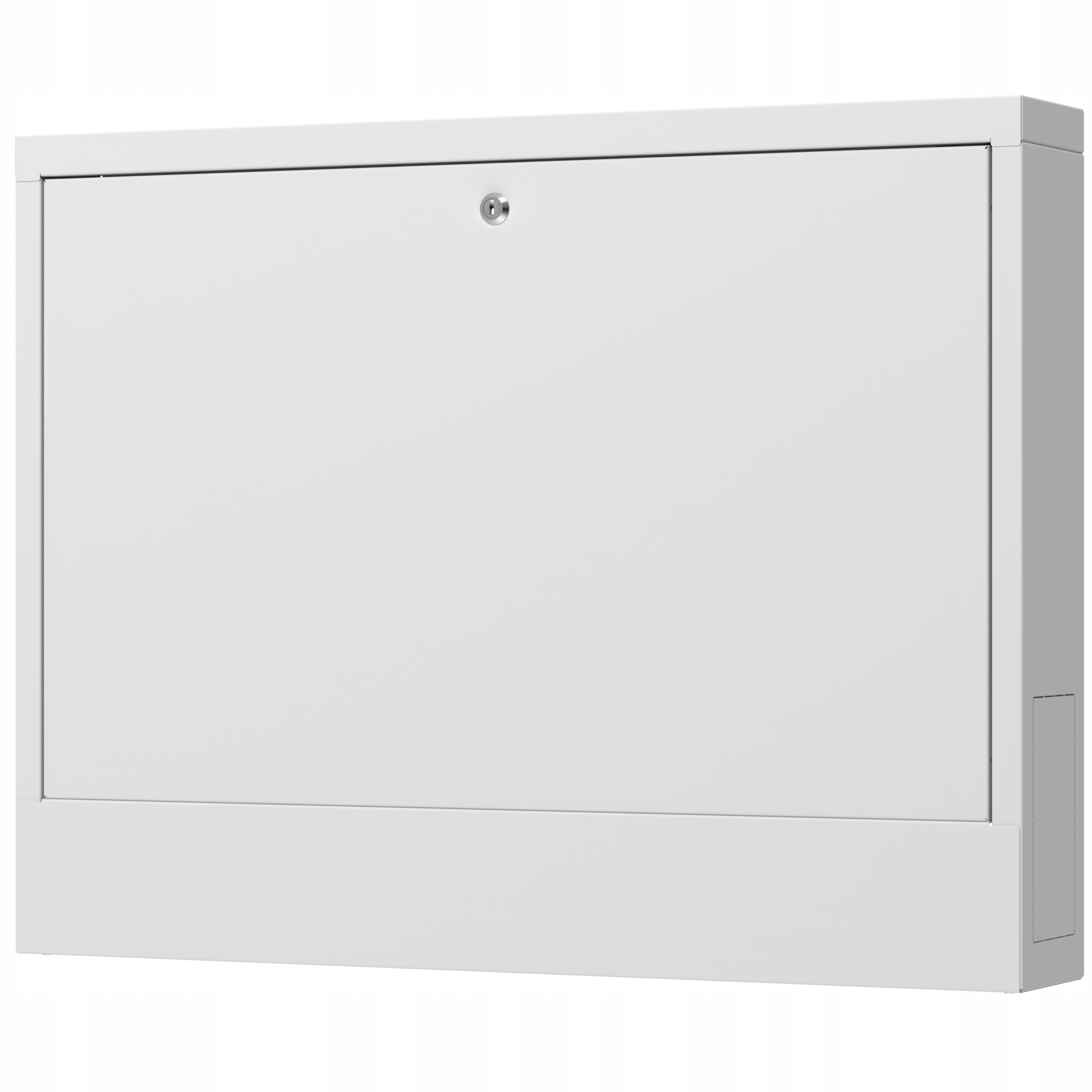 Kryt hydraulického rozdeľovača na stenu 760 mm, 10 obvodov, biely