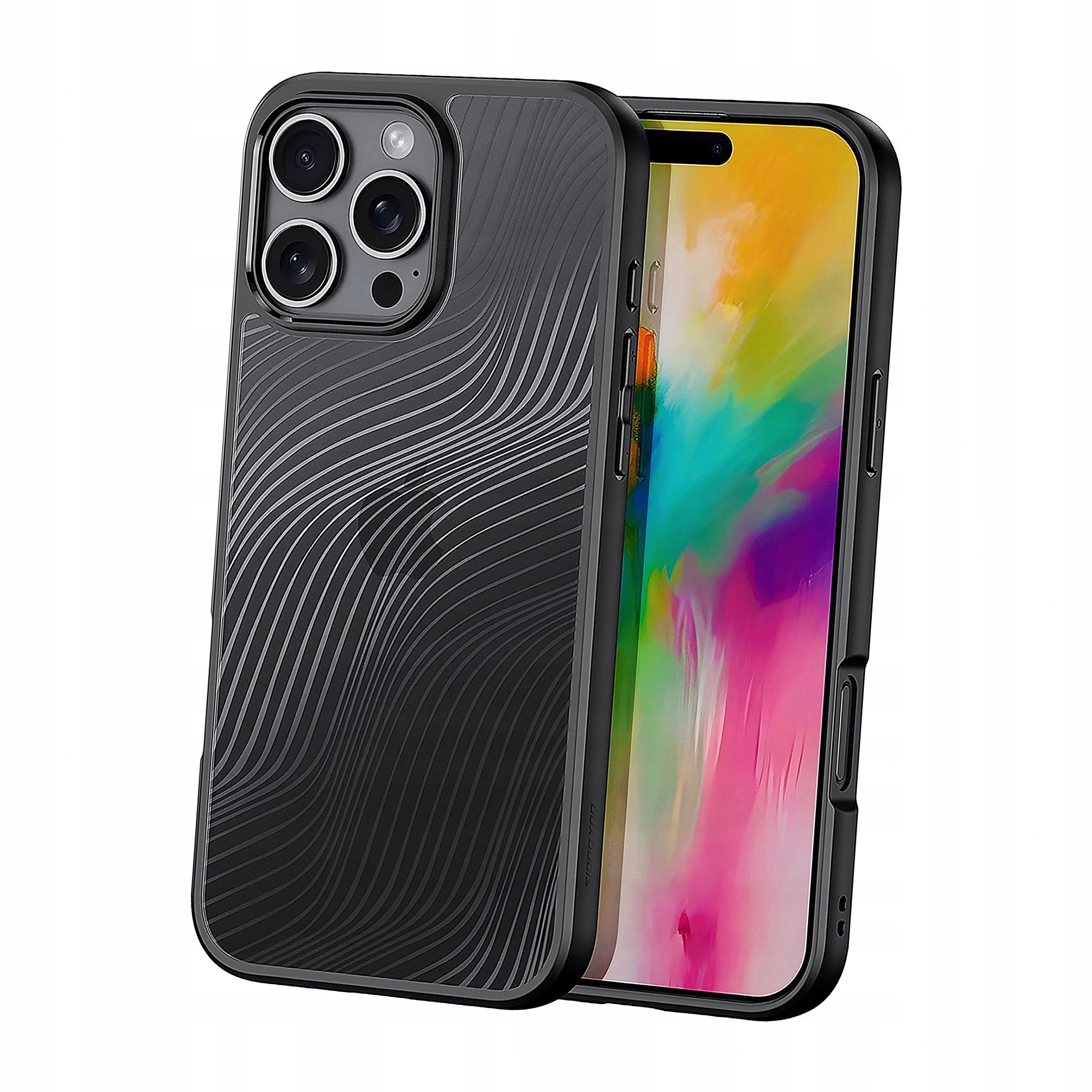 Etui Dux Ducis Aimo do iPhone 16 Pro Max czarne