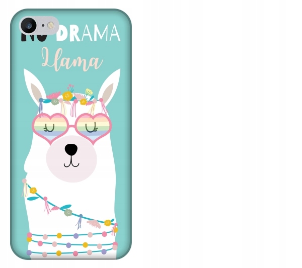 

Etui pokrowiec iPhone 7 No drama llama