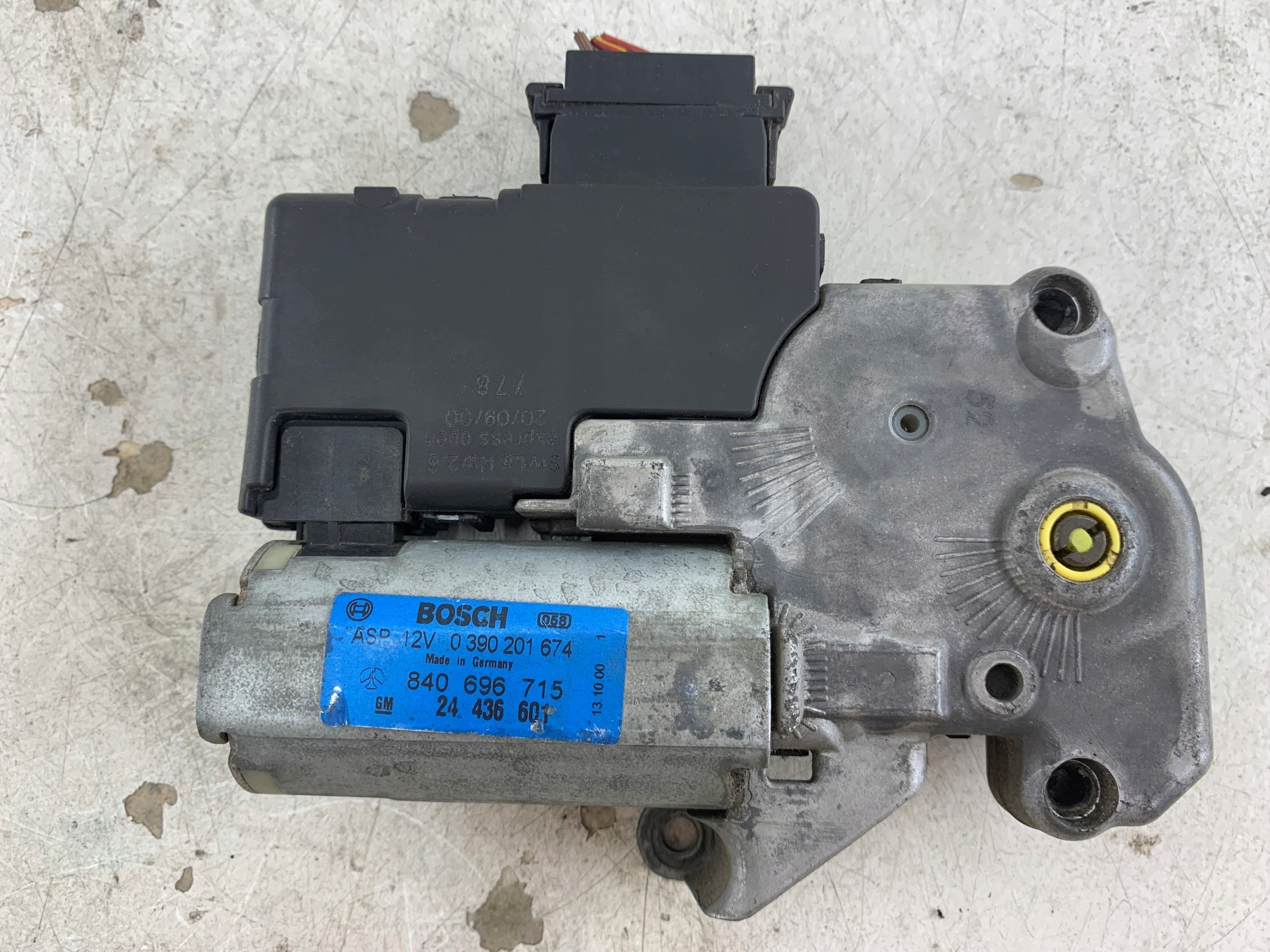 OPEL ZAFIRA A motor schiebedach 24436601
