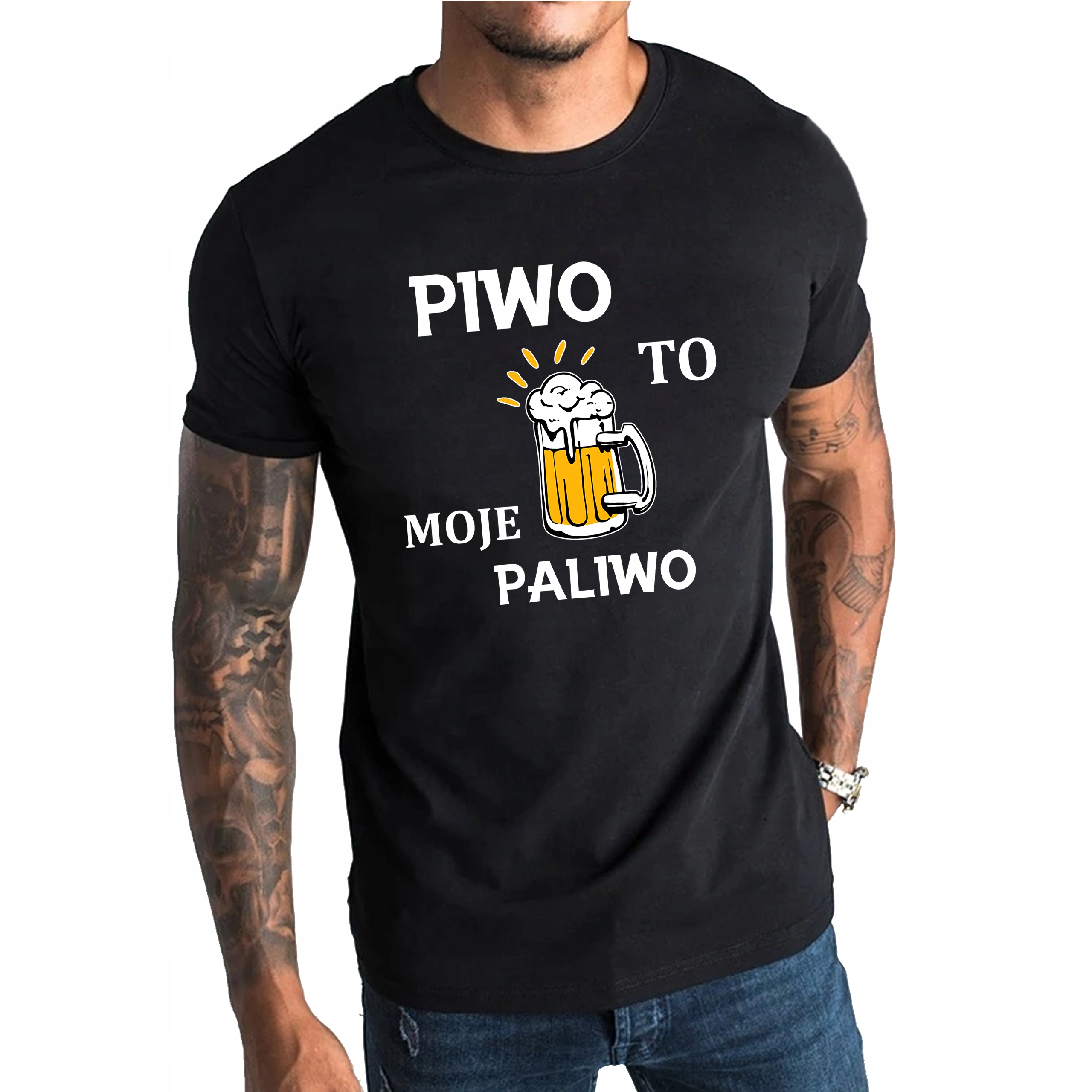 

T-shirt koszulka śmieszna Piwo Moje Paliwo 4XL