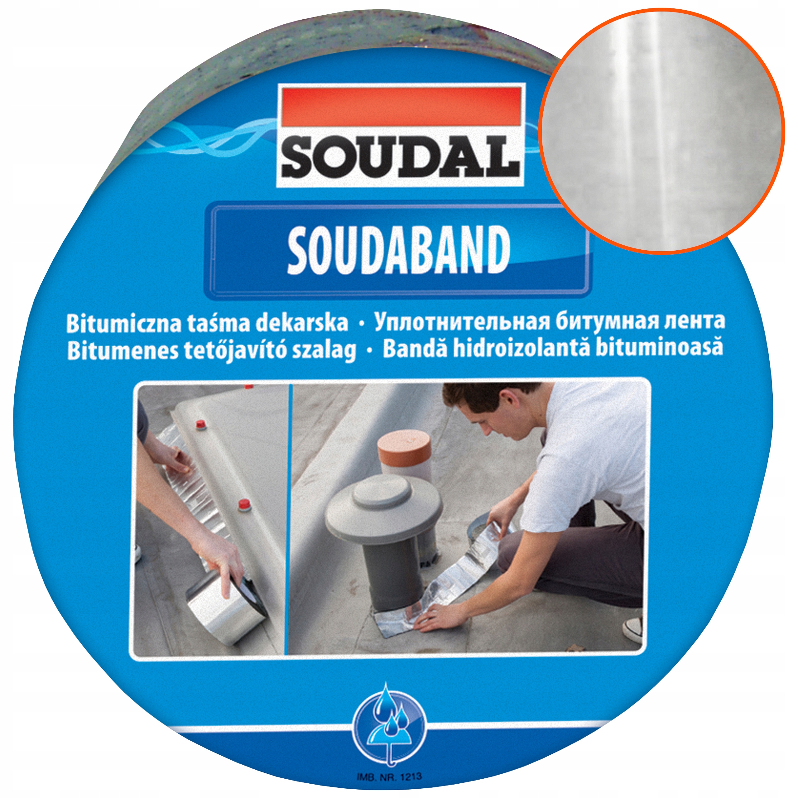 

Soudal Taśma Dekarska Soudaband 75mm x 10 mb