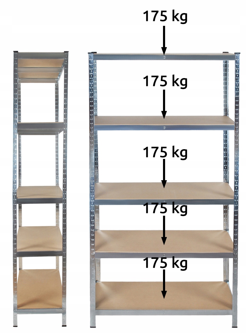 

Regał Na Segregatory Metalowy 180x90x40 875kg