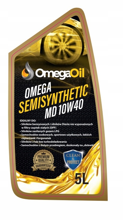 

Polski Olej Omega Semisynthetic MD 10W40 5L