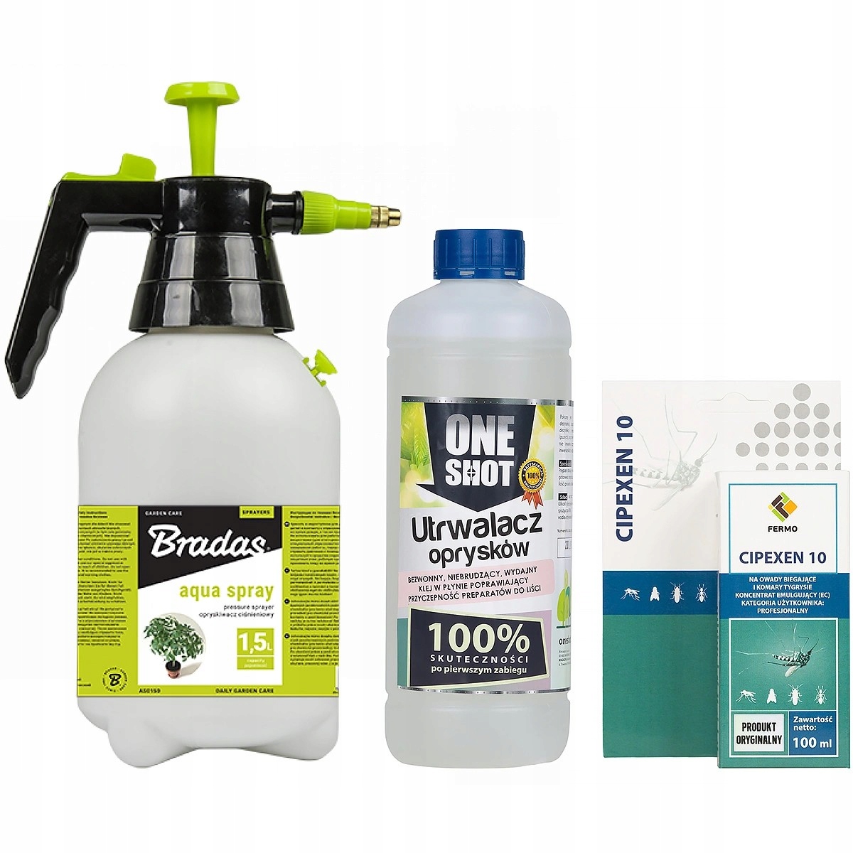 Oprysk na komary i muchy Cipexen 10 z utrwalaczem i opryskiwaczem