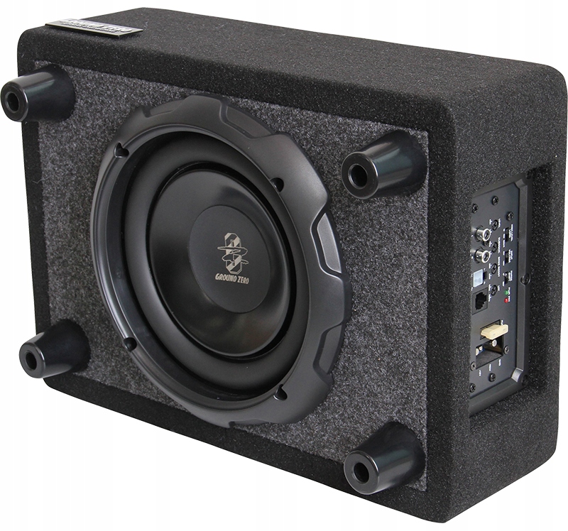 Ground Zero Gzcs 20SUB-ACT Aktívny Subwoofer 8" 250W Rms Kompaktný Bass Box